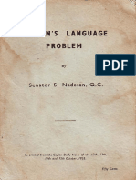 Ceylon’s Language Problem