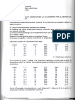 Calibración Del Calorimetro