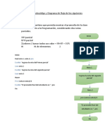 Pseudocódigo y Diagrama de Flujo