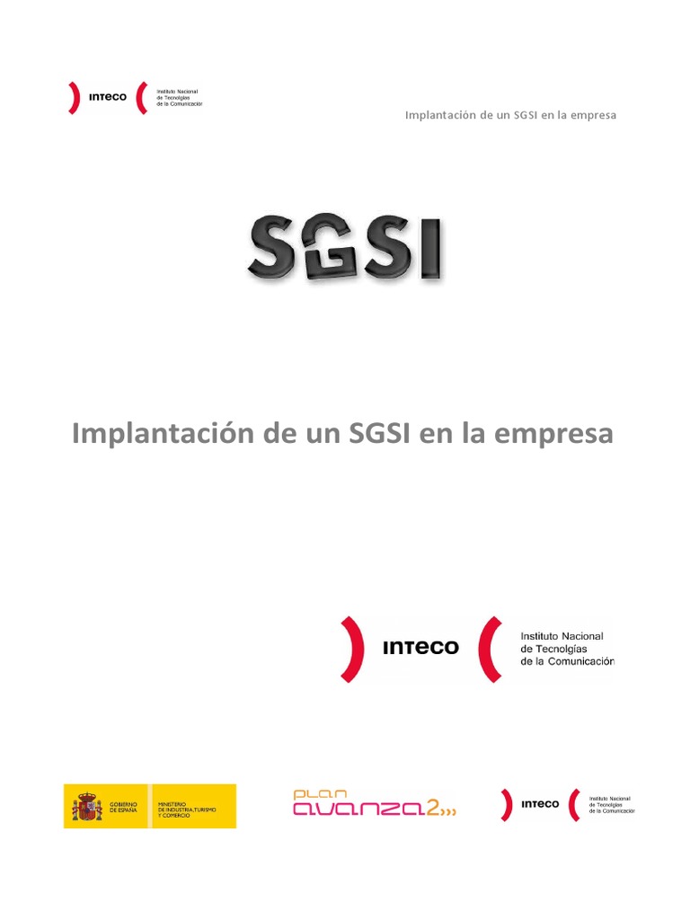 Implantacion De Un Sgsi En La Empresa Implantacion De Un Sgsi En La