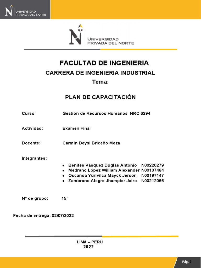 Plan de Capacitación en IBERAMIS | PDF | Gestión de recursos humanos ...