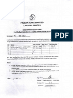 Corrected Mediclaim Form for 2022-2023 for Mr. Bhalchandra Chou