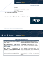 Mis Aprendizajes y Áreas de Oportunidad: División de Educación A Distancia - Departamento de Desarrollo Pedagógico