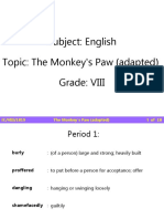 ICSE VIII Eng The Monkey S Paw