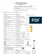 4 Periodical Assessment Test Mapeh 2 I. Multiple Choice. Read Each Questions Carefully and Encircle The Best Answer