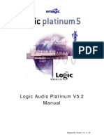 Logic Audio Platinum 5.2 Manual