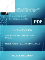 Pendaftaran Asrama