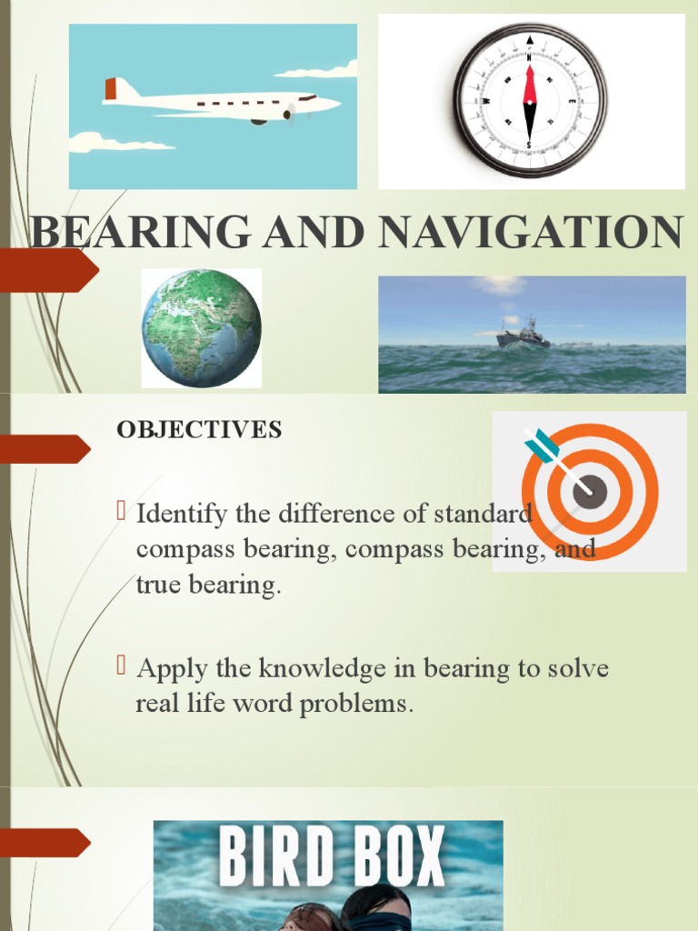Bearings in Navigation Explained | PDF