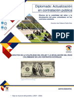 Efectos de La Volatilidad Del Dólar y La Devaluación Del Peso Colombiano en Los Contratos Estatales