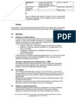 Materials Management and Purchasing Policy 2