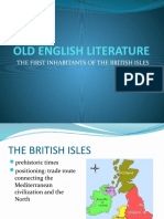 Old English Literature: The First Inhabitants of The British Isles