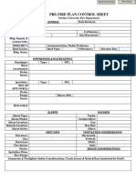 Pre-Fire Plan Control Sheet: Building