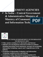 Enforcement Agencies & Administrative Ministry of Ministry of Communication and Information Technology