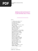 Rimas Infantiles y Canciones de Cuna   Anónimo