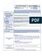 Percentile of Ungrouped Data: Grade 8 Daily Lesson Plan