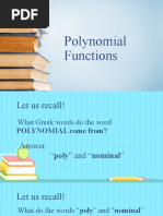 Polynomial Functions