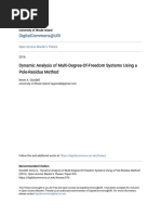 Dynamic Analysis of Multi-Degree-Of-Freedom Systems Using A Pole