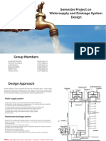 Semester Project On Watersupply and Drainage System Design