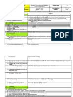 School Grade Level Teacher Learning Area Teaching Dates and Time Quarter