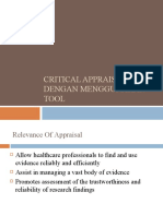 Critical Appraisal Skill Dengan Menggunakan Tool 2