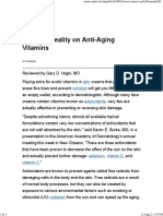 Myth vs. Reality On Anti-Aging Vitamins