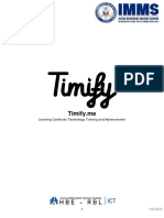 Timify - Me: Learning Continuity Technology Training and Advancement