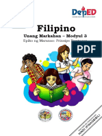 Filipino: Unang Markahan - Modyul 3