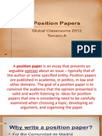 Position Paper