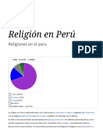 Religión en Perú Grafica