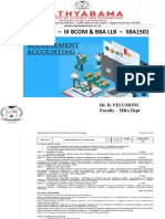 Sba1501 Management Accounting Unit Iii