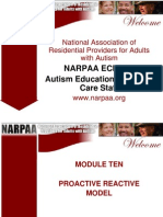 NARPAA E-Class Module 10 - Proactive Reactive Model