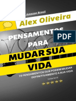 Pensamentos Para Mudar Sua Vida - Alex Oliveira