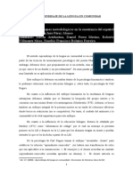 Trabajo 2 EL APRENDIZAJE DE LA LENGUA EN COMUNIDAD