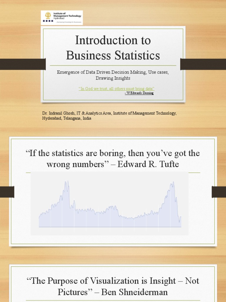 1 - Introduction To Business Statistics | PDF | Vix | Statistics