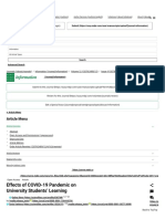 Information - Free Full-Text - Effects of COVID-19 Pandemic On U