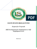 RFP 2021 Skills For Employment