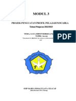 Modul Projek Profil Pelajar Pancasila - Gaya Hidup Berkelanjutan - TRASH