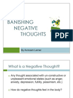 Eliminating Negative Thoughts