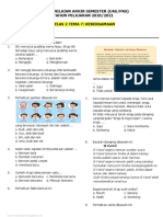 Soal PAS Kelas 2 Tema 7