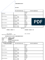 Holiday: Individual Daily Log and Accomplishment Report