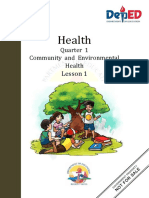 Health: Quarter 1 Community and Environmental Health
