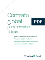 Contrato global para clientes particulares de Triodos Bank