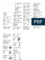 Multiple Choice For Appearance and Personality Tests - 93792