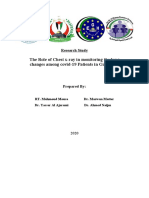 The Role of Chest X-Ray in Monitoring The Lung Changes Among Covid-19 Patients in Gaza Strip