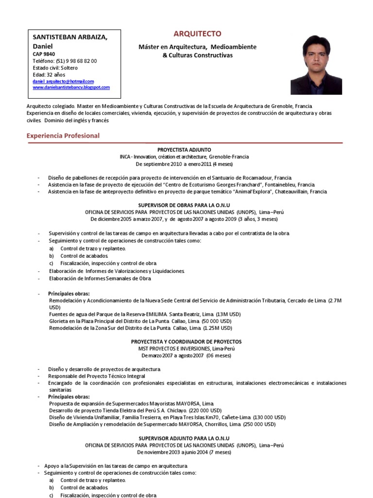 Curriculum vitae peruano 03 picture