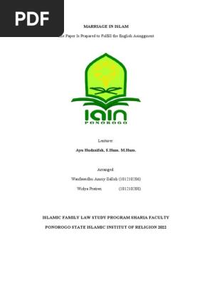 1 MARRIAGE IN ISLAM.docx waufa dan widya prat.docx print
