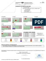 Calendario Escolar 2022-2023