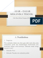 Dasar - Dasar Mekanika Teknik