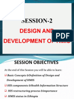 2) Session 2 - Design and Development of HMIS