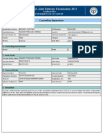 Counselling Registration: A - Candidate Details